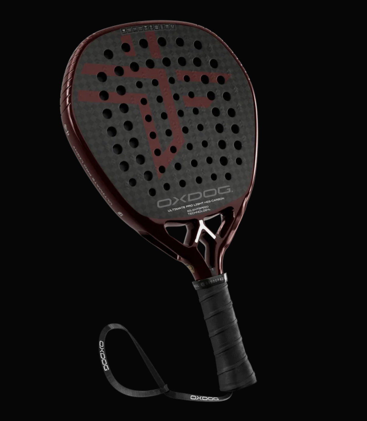 Raquete Oxdog Ultimate Pro Light 2026 em carbono HES